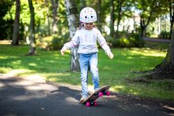 Dětská freestyle cyklistická helma Seven Minnie bílá