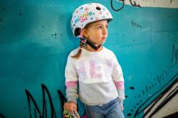 Dětská freestyle cyklistická helma Seven Minnie bílá