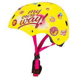 Dětská freestyle cyklistická helma Seven Soy Luna žlutá