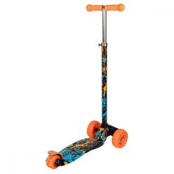 Enero Maxi Scooter Graffiti s LED svítícími kolečky dětská tříkolová koloběžka