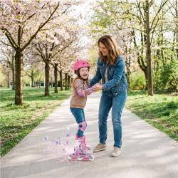 Nils NJ1025 FLIPZY růžové dětské kolečkové brusle