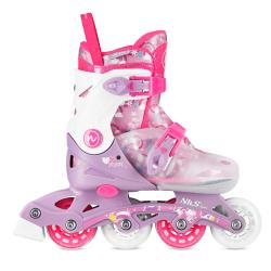 Nils NJ1025 FLIPZY růžové dětské kolečkové brusle
