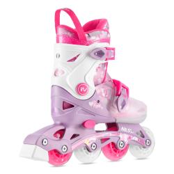 Nils NJ1025 FLIPZY růžové dětské kolečkové brusle