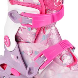 Nils NJ1025 FLIPZY růžové dětské kolečkové brusle