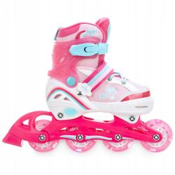 Raven Zoya dětské inline brusle - svítící kola LED