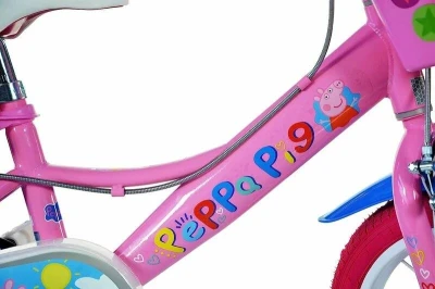 Dino 144R-PGS Prasátko Peppa 14 dětské kolo + reflexní sada