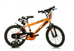 Dino 414U-26R88 oranžové 14 dětské kolo