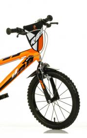Dino 414U-26R88 oranžové 14 dětské kolo