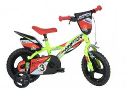 Dino 612L-RP Raptor 12 neon yellow dětské kolo
