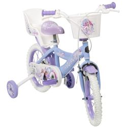 Huffy Frozen - Ledové království 14 fialové dětské kolo + reflexní sada