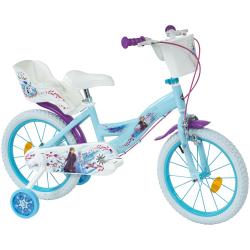 Huffy Frozen - Ledové království 16 modré dětské kolo + reflexní sada