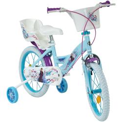Huffy Frozen - Ledové království 16 modré dětské kolo + reflexní sada