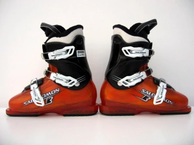 Salomon T3 240 mm dětské použité lyžáky Salomon T3 240 mm dětské použité lyžáky
