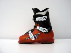 Dětské použité lyžáky Salomon T3 245 mm černo-oranžové