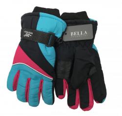 Dětské zimní rukavice Bella Accessori 9009-5 světle modrá Dětské zimní rukavice Bella Accessori 9009-5 světle modrá