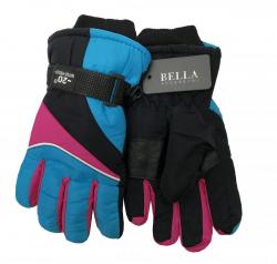 Detské zimné rukavice Bella Accessori 9009-8 modrá Detské zimné rukavice Bella Accessori 9009-8 modrá