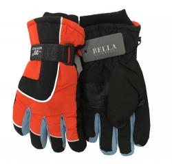 Detské zimné rukavice Bella Accessori 9010-2 oranžová Detské zimné rukavice Bella Accessori 9010-2 oranžová