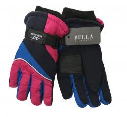 Dětské zimní rukavice Bella Accessori 9011S-2 růžová Dětské zimní rukavice Bella Accessori 9011S-2 růžová