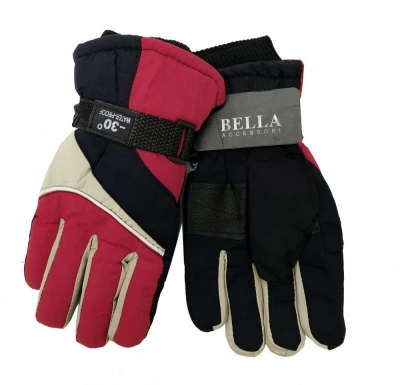 Dětské zimní rukavice Bella Accessori 9011S-8 červená Dětské zimní rukavice Bella Accessori 9011S-8 červená