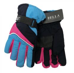 Dětské zimní rukavice Bella Accessori 9011S-9 modrá Dětské zimní rukavice Bella Accessori 9011S-9 modrá