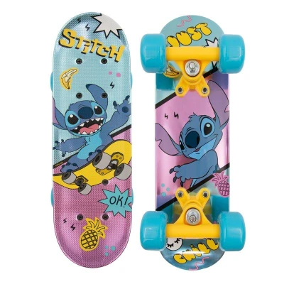 Siva Dětský skateboard Stitch Siva Dětský skateboard Stitch