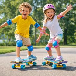 Siva Dětský skateboard Stitch