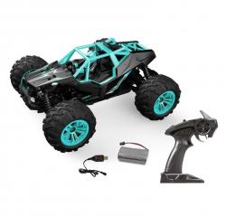 DF Fun-Racer 4WD, 1:14, 2,4 GHz, rychlost 35 km/h, RTR, tyrkysový