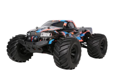 DF models BigStrike monster truck 1:10 RTR ALU podvozek, omezení výkonu pro děti