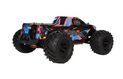 DF models BigStrike monster truck 1:10 RTR ALU podvozek, omezení výkonu pro děti