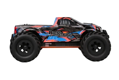 DF models BigStrike monster truck 1:10 RTR ALU podvozek, omezení výkonu pro děti