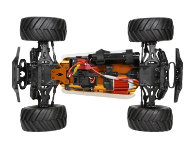DF models BigStrike monster truck 1:10 RTR ALU podvozek, omezení výkonu pro děti