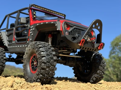 DF Models DF-04S PRO BL 1:10 brushless RC crawler s LED osvětlením, elektrickým navijákem, 2stupňovou převodovkou a uzávěrkami diferenciálů