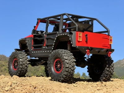 DF Models DF-04S PRO BL 1:10 brushless RC crawler s LED osvětlením, elektrickým navijákem, 2stupňovou převodovkou a uzávěrkami diferenciálů