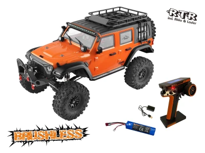 DF Models DF-04S PRO BL oranžový crawler 1:10