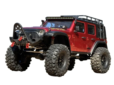 DF Models DF-04S PRO BL vínová metalická 1:10 brushless RC crawler