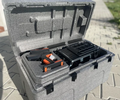 DF Models DF-04S PRO BL vínová metalická 1:10 brushless RC crawler