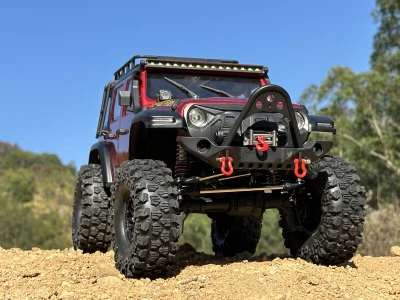 DF Models DF-04S PRO BL vínová metalická 1:10 brushless RC crawler