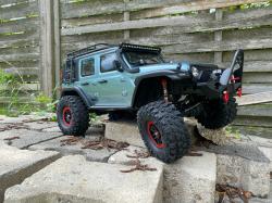 DF-4S PRO Crawler zelenošedá metalíza 313mm 1:10, naviják, LED + sleva 1500,- na příslušenství