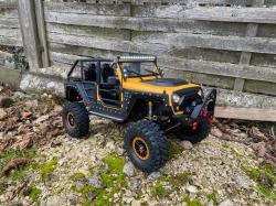 DF models DF-4S PRO Crawler žlutý 313mm 1:10, naviják, LED