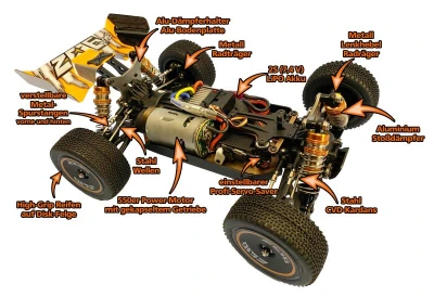 DF Z06 EVOLUTION V2 Buggy RTR, 1:14 + sleva 300,- na příslušenství