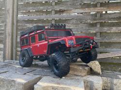 DF models RC auto DF-4J Crawler 2023 Edition 1:10 XXL červený + sleva 600,- na příslušenství
