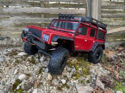 DF models RC auto DF-4J Crawler 2023 Edition 1:10 XXL červený + sleva 600,- na příslušenství