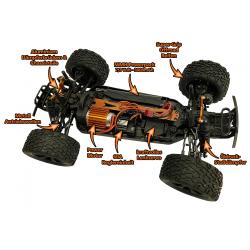 DF models RC auto DirtFighter TR RTR Truck 4WD 1:10 RTR + sleva 300,- na příslušenství