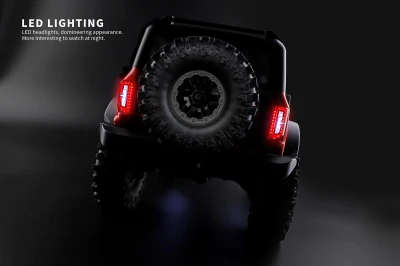 DF models DF-4S Variant 1:10 RTR šedá metalíza, LED, naviják, dvourychlostní převodovka RC crawler