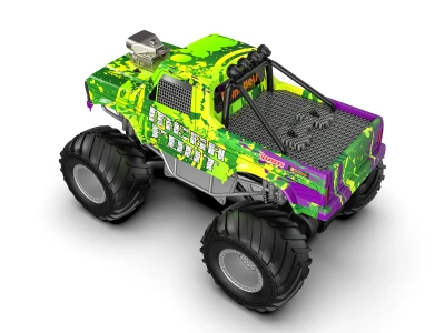 DF models RC Mega Foot Truck Off-Roader 1:10 RTR, LED, Zvuk