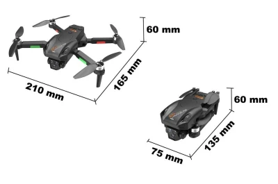 DF models RC skládací dron SkyWatcher GPS Light RTF