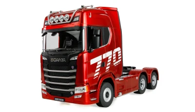 DF models RC tahač Scania 770 6x4 1:18 RTR červený