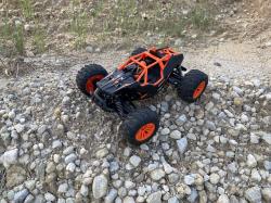 DF Fun-Racer 4WD, 1:14, 2,4 GHz, rychlost 35 km/h, RTR, oranžový