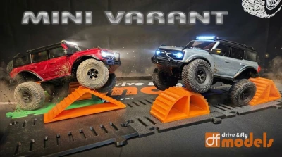 DF models Varant Crawler 4WD 1:18 RTR, portály, 2st. převodovka, LED, šedá metalíza