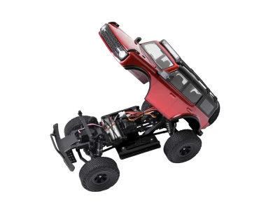DF models Varant Crawler 4WD 1:18 RTR, portály, 2st. převodovka, LED, vínová metalíza